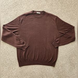 Neiman Marcus mens crew neck lightweight sweater